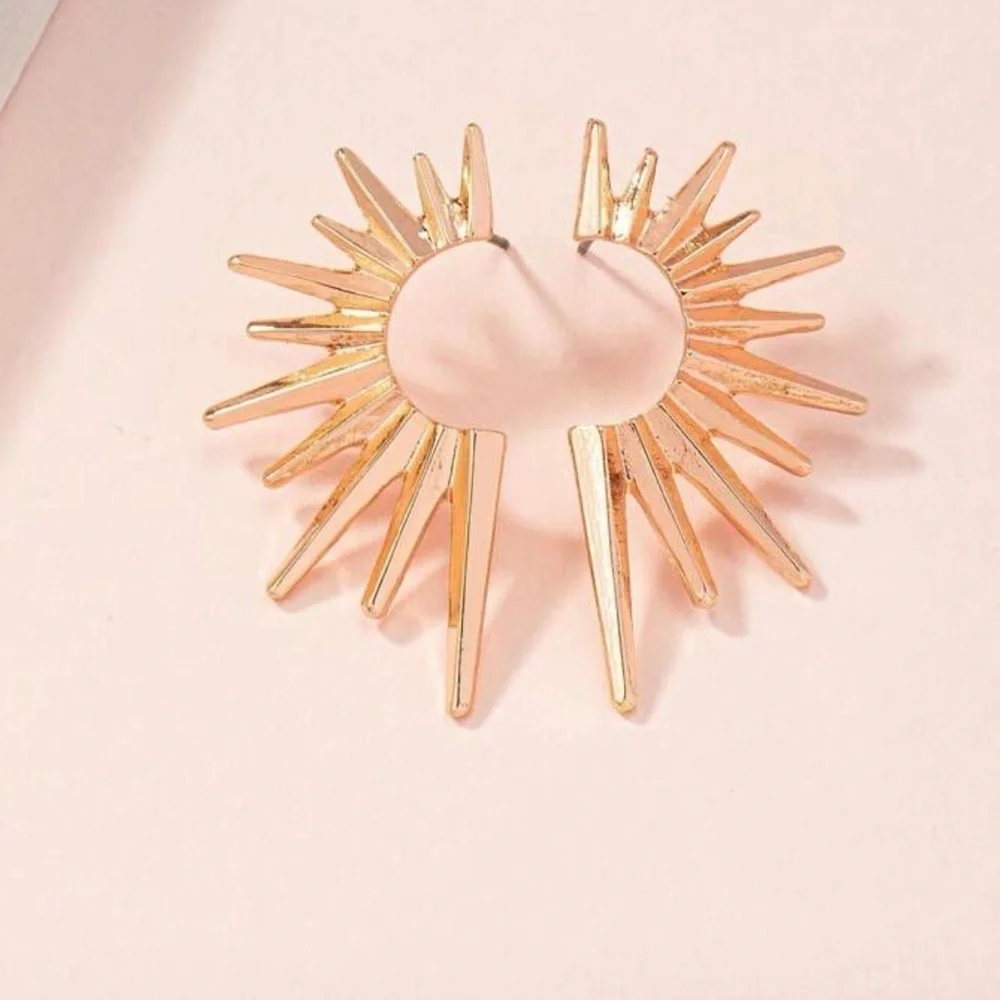 Anthropologie Radiant Gold Earrings